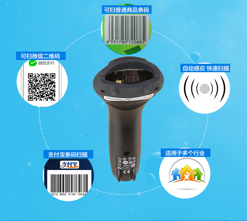 Honeywell Voyager 1400g二维有线条码扫描枪