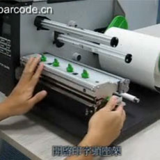TSC TTP-384M条码打印机系列标签安装视频