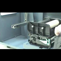 TSC TTP-244M条码打印机安装标签纸视频