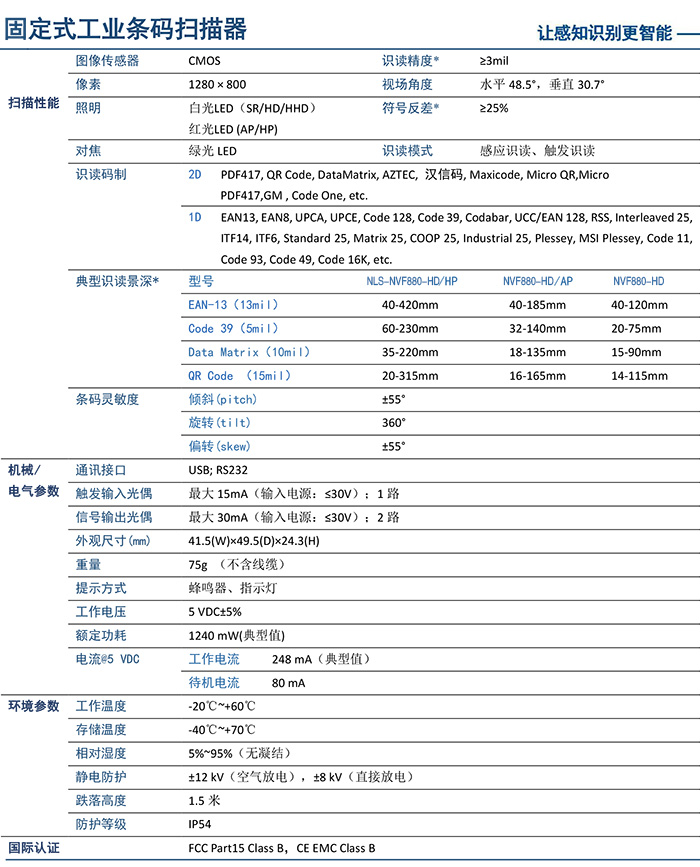 新大陆NLS-MXH680参数